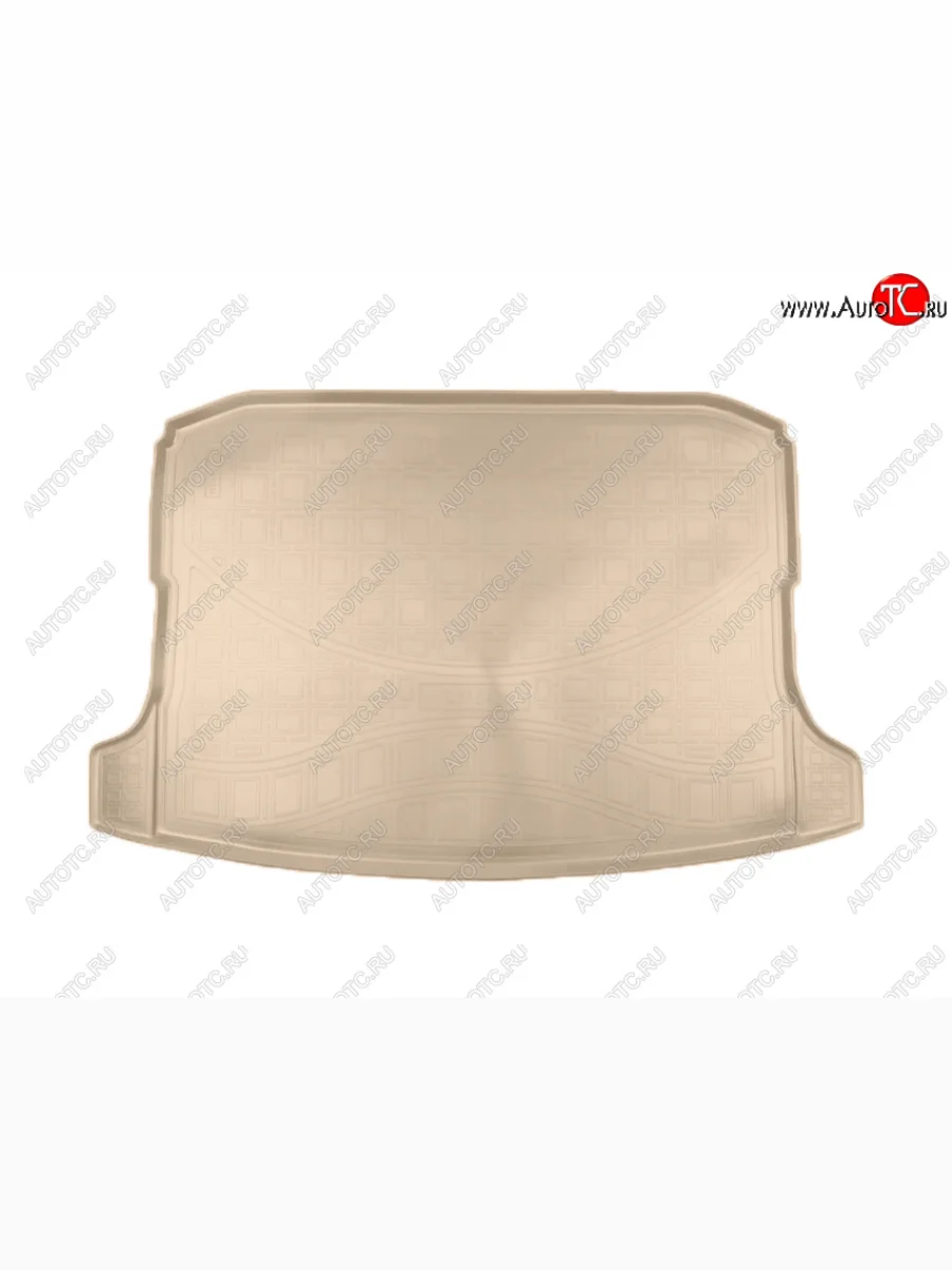 Коврик багажника Norplast (с ушами) Skoda Karoq NU7 дорестайлинг (2017-2021) (Цвет: бежевый)  в Самаре Самарской области