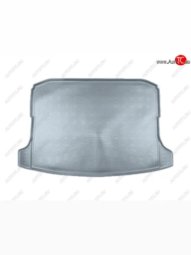 Коврик багажника Norplast (с ушами) (Цвет: серый) Skoda Karoq NU7 дорестайлинг (2017-2021)