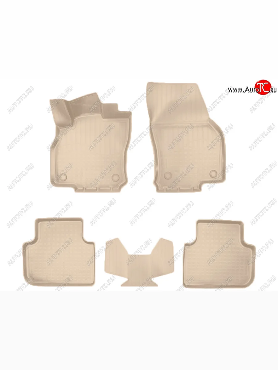Коврики салона Norplast Audi Q3 F3 (2018-2022) (Цвет: бежевый)  в Керчи Республика Крым