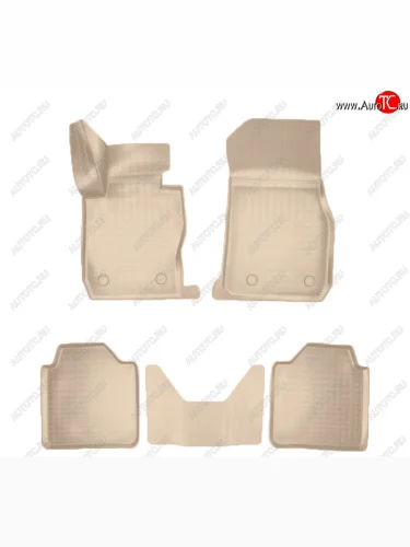 Коврики салона Norplast (полный привод) (Цвет: бежевый) BMW 3 серия  F34 (2012-2020) Grand Turismo лифтбэк дорестайлинг, Grand Turismo лифтбэк рестайлинг