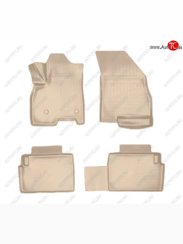 Коврики салона Norplast (Luxury и Elite) (Цвет: бежевый) Chery Tiggo 7 PRO (2019-2025)