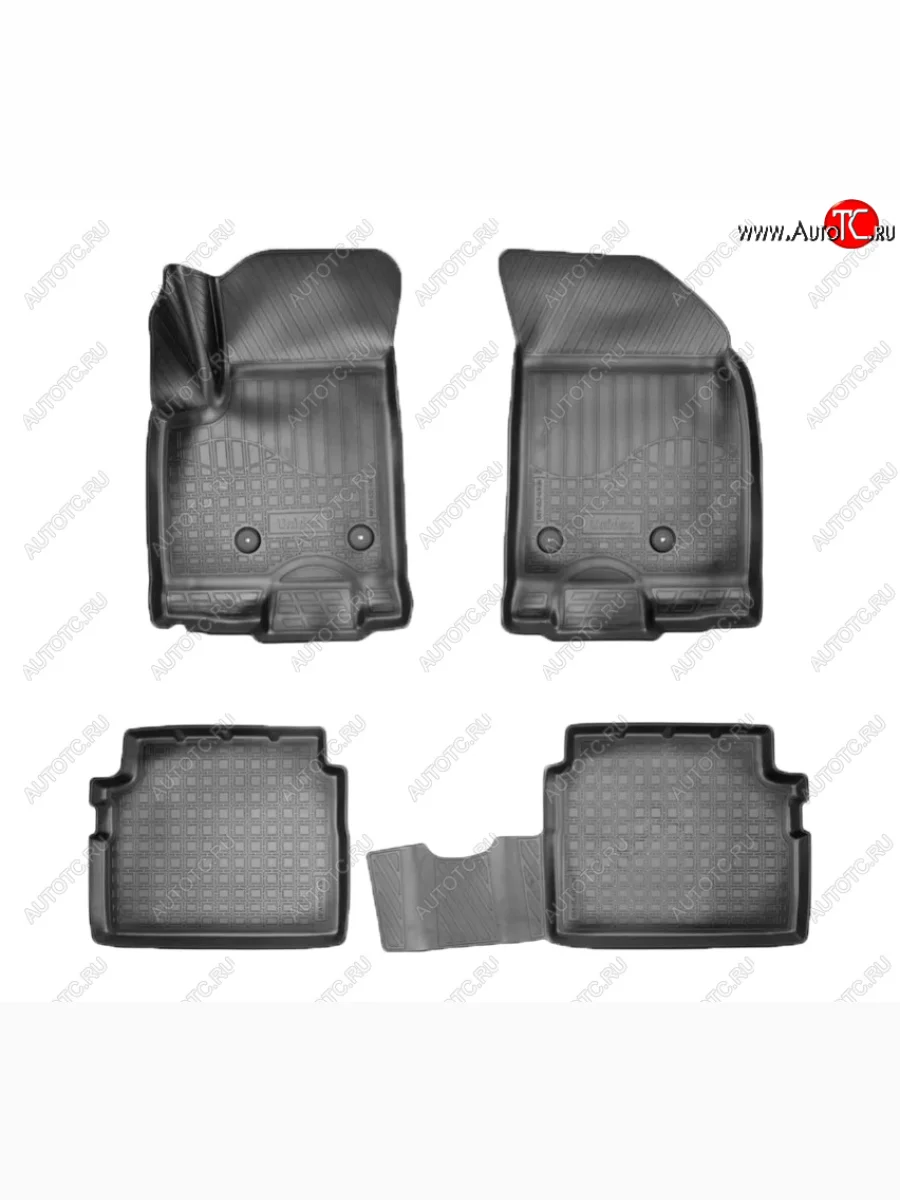 Коврики салона Norplast Ravon Nexia R3 (2016-2020) (Цвет: черный)  в Перми Пермском крае