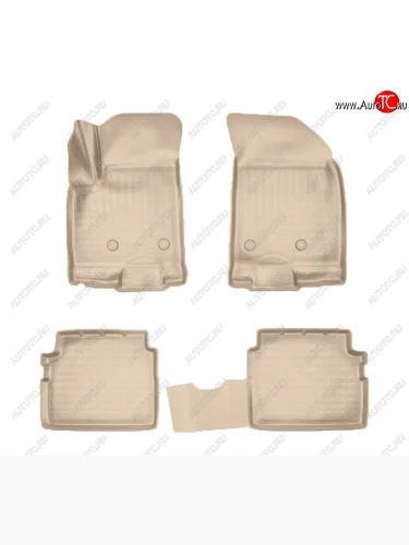 Коврики салона Norplast (Цвет: бежевый) Ravon Nexia R3 (2016-2020)