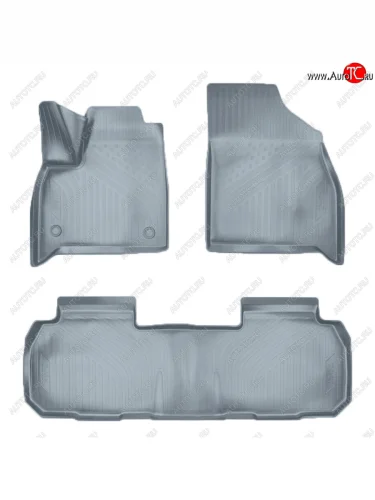 Коврики салона Norplast (Цвет: серый) Chevrolet Traverse дорестайлинг (2017-2022)