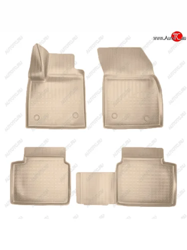 Коврики салона Norplast (Цвет: бежевый) Ford Focus 4 CEW хэтчбэк дорестайлинг (2018-2021)