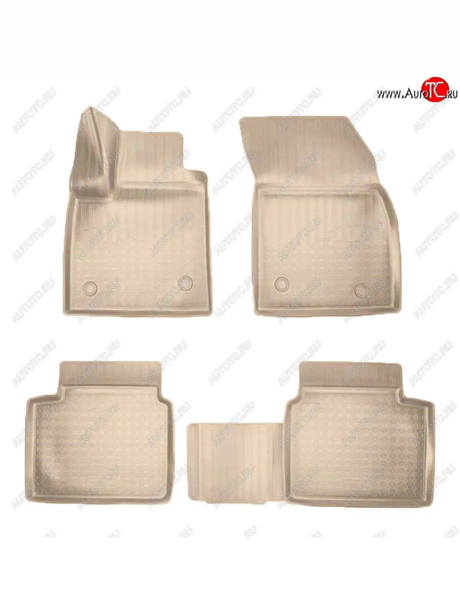 Коврики салона Norplast Ford Focus 4 CEW хэтчбэк дорестайлинг (2018-2021) (Цвет: бежевый)  в Самаре Самарской области