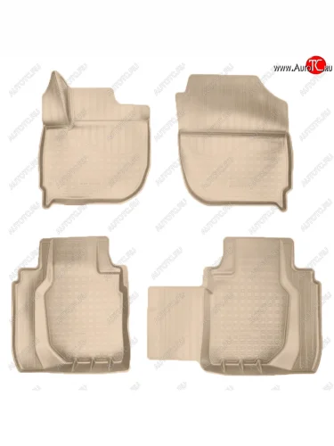 Коврики салона Norplast (Цвет: бежевый) Honda HR-V RU дорестайлинг (2014-2018)