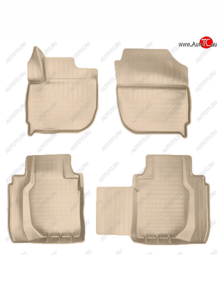 Коврики салона Norplast Honda HR-V RU дорестайлинг (2014-2018) (Цвет: бежевый)  в Перми Пермском крае