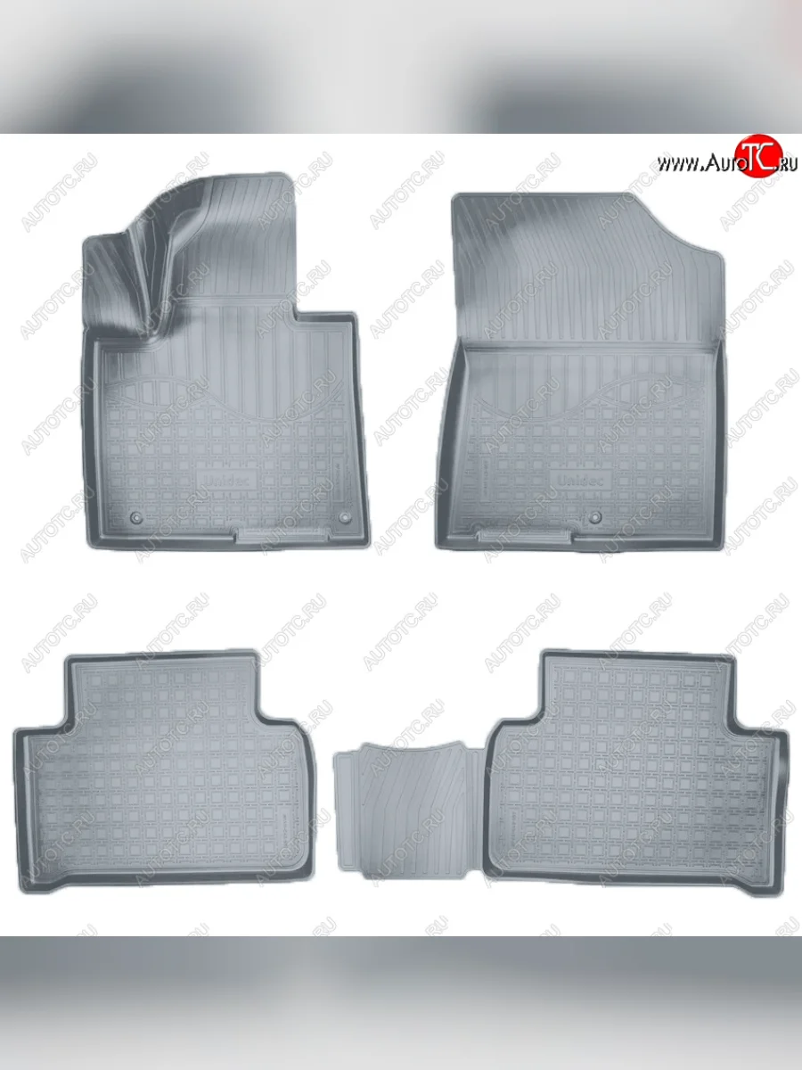 Коврики салона Norplast KIA Sorento MQ4 (2020-2022) (Цвет: серый)  в Керчи Республика Крым