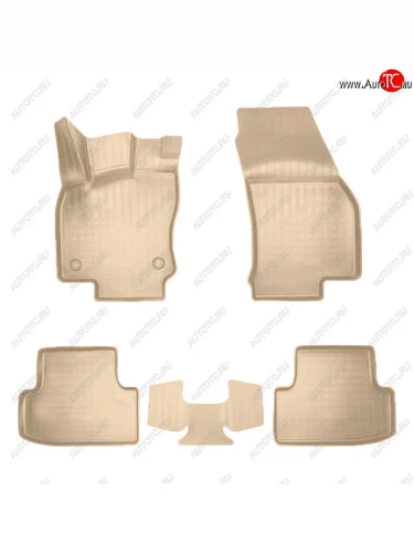 Коврики салона Norplast (Цвет: бежевый) Seat Ateca 5FP (2016-2025)