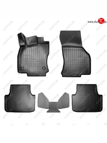 Коврики салона Norplast (Цвет: черный) Volkswagen Jetta A7 седан дорестайлинг (2018-2022)