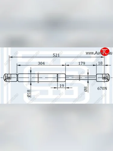 Упор багажника на Starke Nissan Primera  2 P11 (1995-2002) хэтчбэк дорестайлинг, хэтчбэк рестайлинг