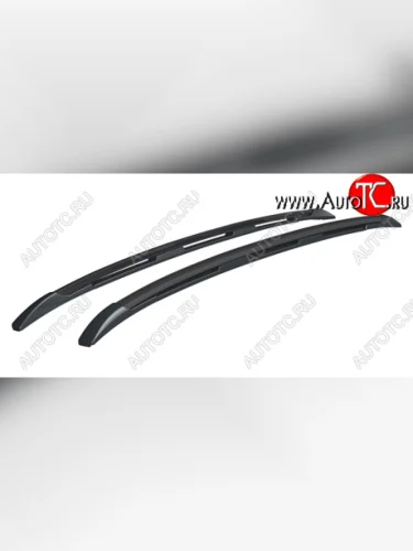 Рейлинги крыши АПС (Черные, без поперечин) Haval F7 (2018-2024)  дорестайлинг, рестайлинг