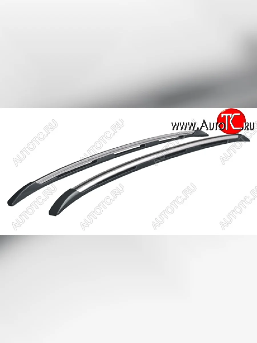 Рейлинги крыши АПС  Haval F7 (2018-2024) (Черно-серебристые, без поперечин)  в Самаре Самарской области