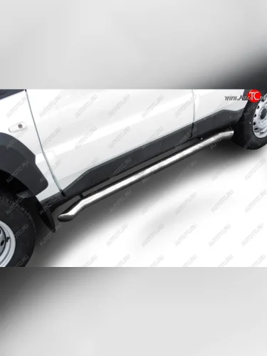 Защита порогов Slitkoff (Ø 57 мм) Лада ВАЗ Нива Трэвел (2021-2025) (212300-80)