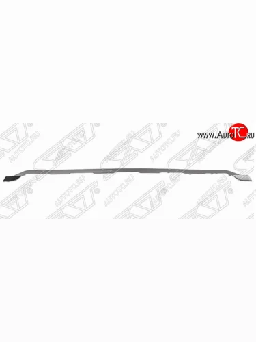 Молдинг переднего бампера SAT (Хром) (Цвет: хром) Volkswagen Touareg 2 NF рестайлинг (2014-2018)