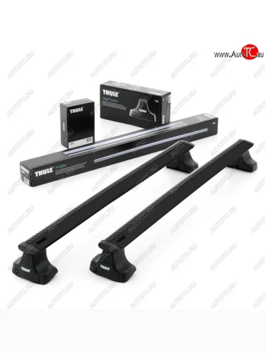 Багажник THULE WingBar (Цвет: черный) Toyota Hilux ( N80, N90, N100, N110,  AN10,AN20,  AN20,AN30) (1988-2016) дорестайлинг, 1-ый рестайлинг, 2-ой рестайлинг,  2-ой рестайлинг