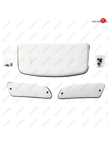 Воздухозаборник капота Автостайл™ ″Люкс″ (с накладками боковых стоек) (Неокрашенный (тисненая поверхность)) Лада ВАЗ Нива 4х4  2121 - нива 4х4 ( 2131,  2121 Бронто,  2121,  2121 (Legend))