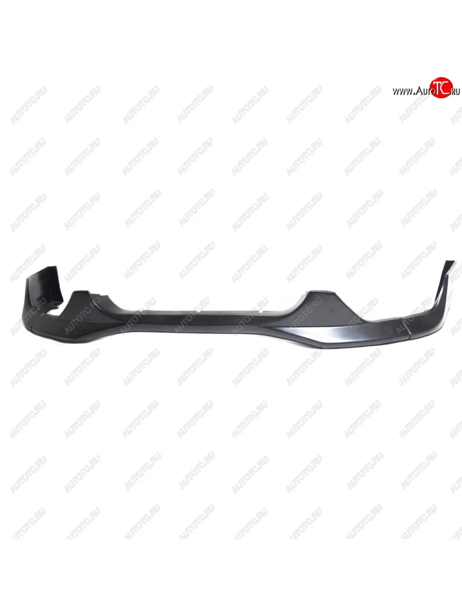 Накладка переднего бампера на Автостайл™  Daewoo Nexia (2008-2015) рестайлинг  в Перми Пермском крае