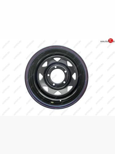 Штампованый диск OFF-ROAD Wheels (треугольник мелкий, усиленный, только на барабанные тормоза) 8.0x15 (Цвет: черный) 