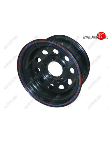 Штампованый диск OFF-ROAD Wheels (усиленный, круг) 10.0x15 (Цвет: черный) 