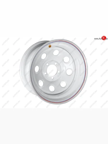Штампованый диск OFF-ROAD Wheels (усиленный, круг) 8.0x16 (Цвет: белый) 