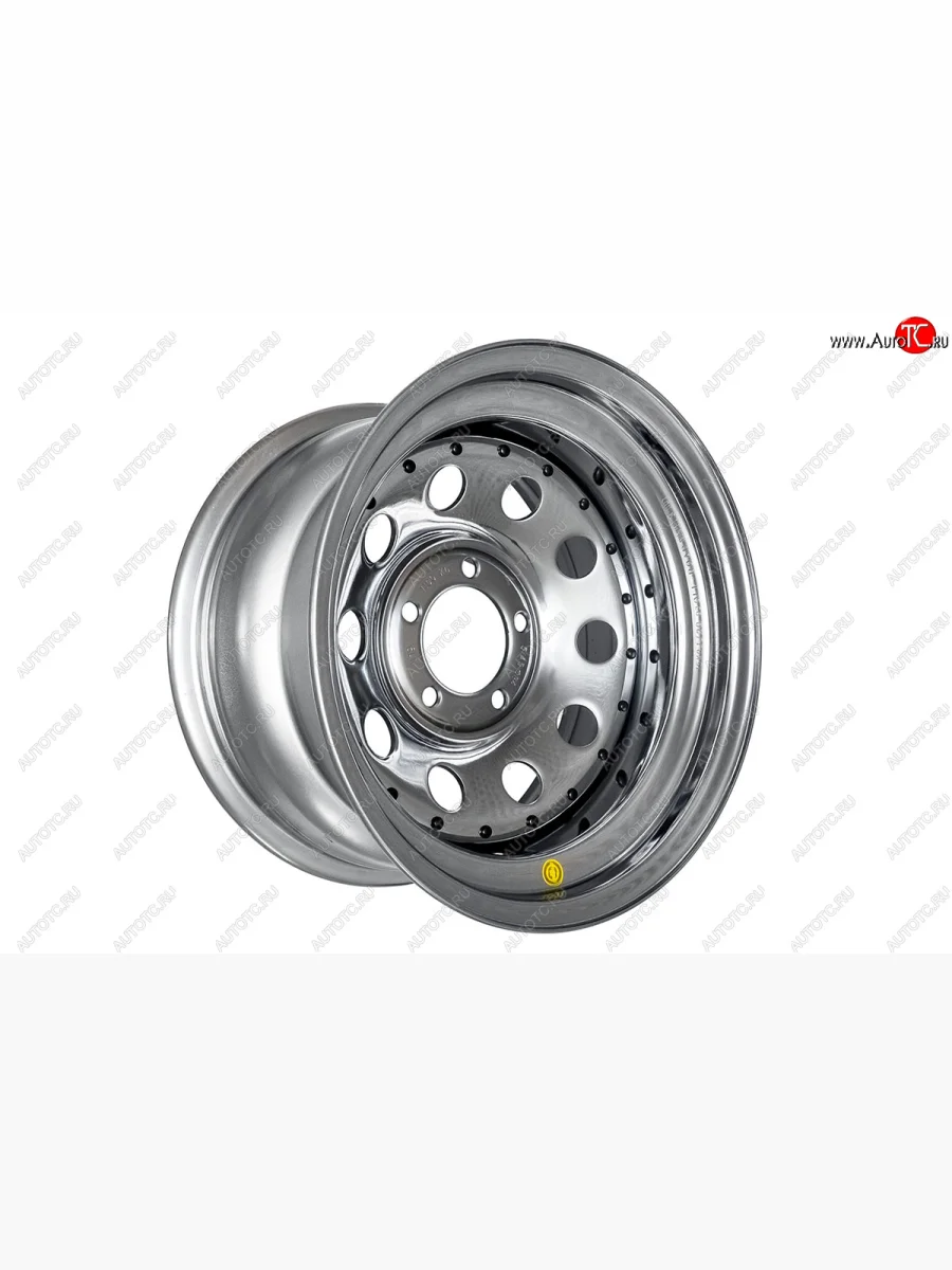 Штампованый диск OFF-ROAD Wheels (усиленный, круг) 8.0x15   (Цвет: хром)  в Перми Пермском крае