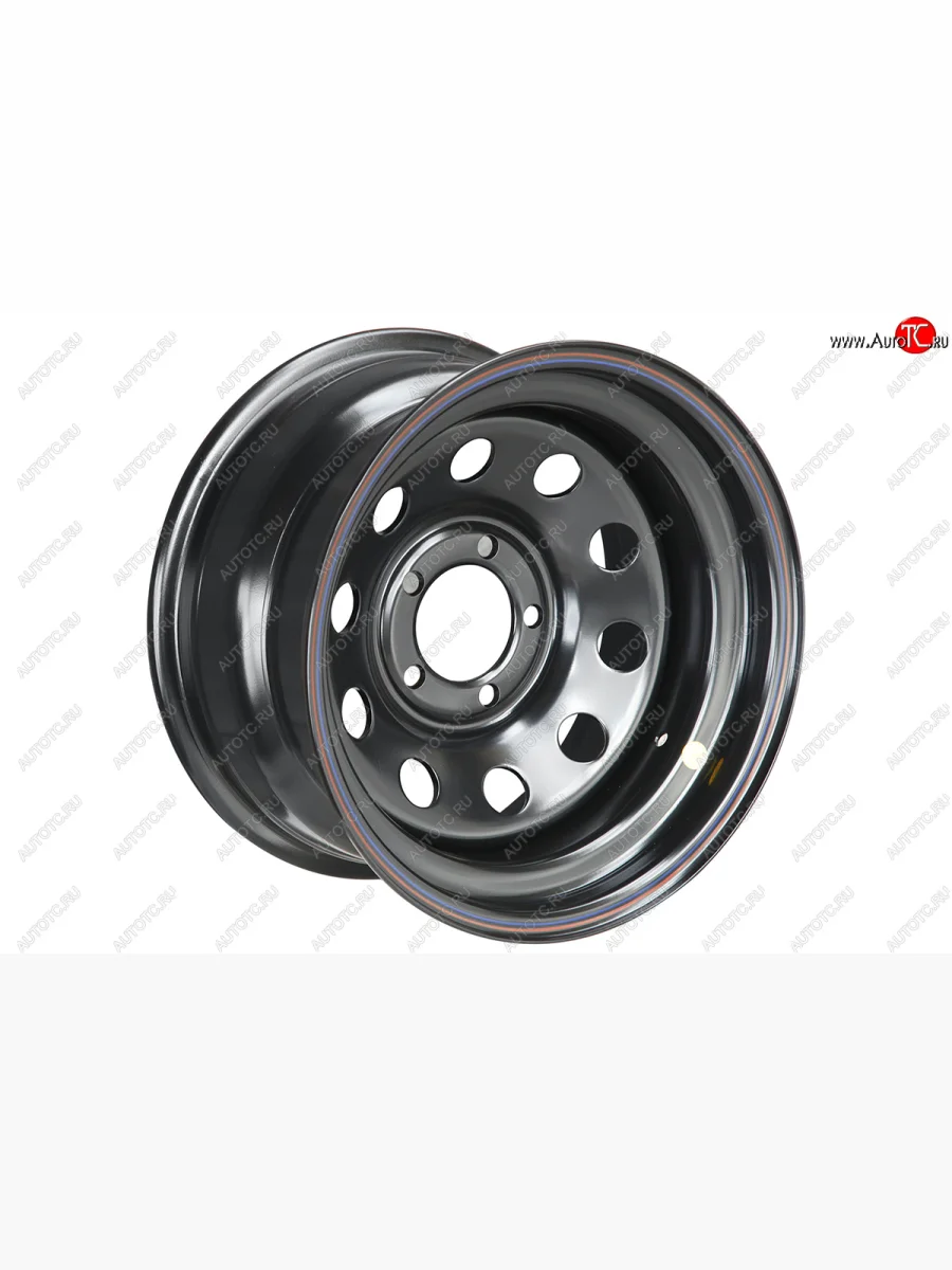 Штампованый диск OFF-ROAD Wheels (усиленный, круг) 8.0x15   (Цвет: черный)  в Перми Пермском крае