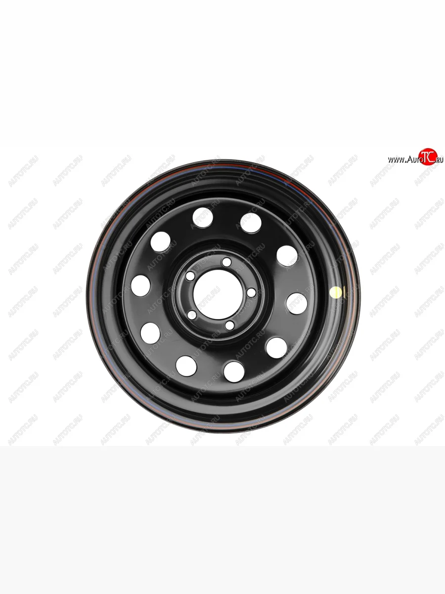 Штампованый диск OFF-ROAD Wheels (усиленный, круг) 8.0x16   (Цвет: черный)  в Перми Пермском крае