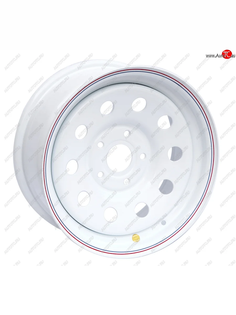 Штампованый диск OFF-ROAD Wheels (усиленный, круг) 7.0x16   (Цвет: белый)  в Самаре Самарской области