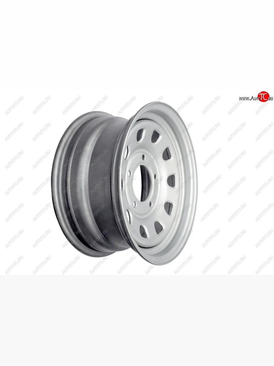 Штампованый диск OFF-ROAD Wheels (усиленный, треугольник мелкий) 7.0x15   (Цвет: серебристый)  в Самаре Самарской области