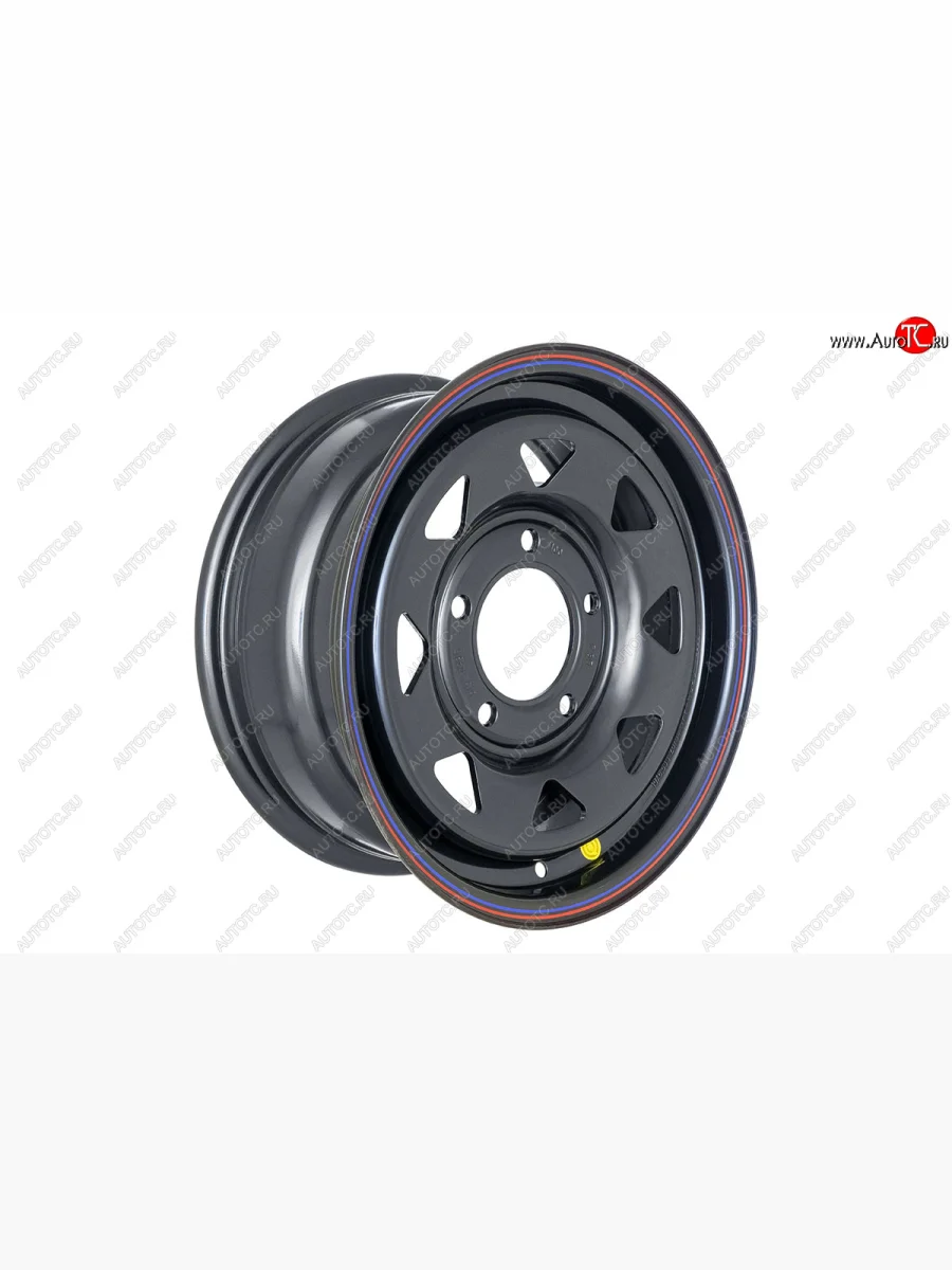 Штампованый диск OFF-ROAD Wheels (усиленный, треугольник мелкий) 6.5x15   (Цвет: черный)  в Самаре Самарской области