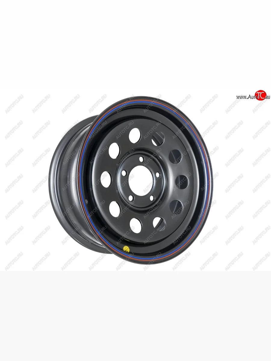 Штампованый диск OFF-ROAD Wheels (усиленный, круг) 7.0x16   (Цвет: черный)  в Самаре Самарской области