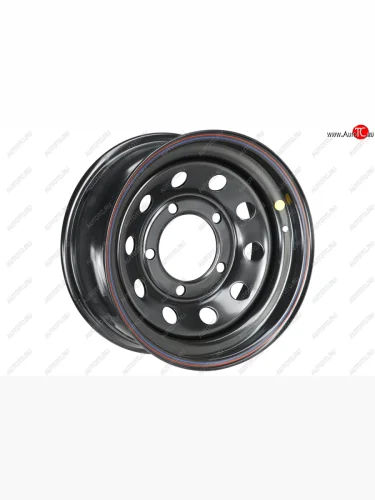 Штампованый диск OFF-ROAD Wheels (усиленный, круг) 7.0x16 (Цвет: черный) 