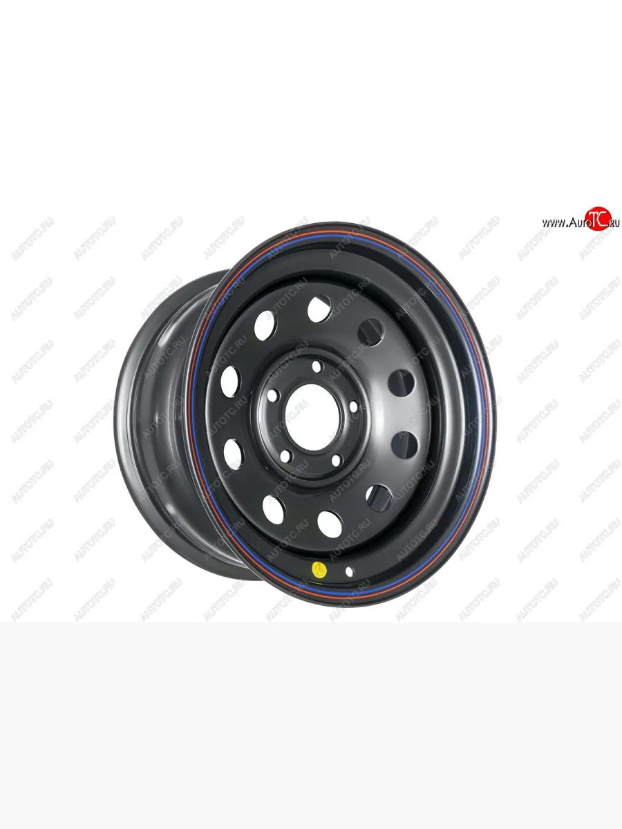 Штампованый диск OFF-ROAD Wheels (усиленный, круг) 8.0x16   (Цвет: черный)  в Перми Пермском крае