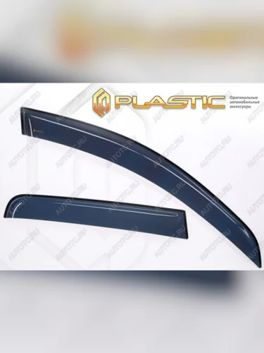 Дефлектора окон на CA-Plastic (серия Classic полупрозрачный) KIA Rio X рестайлинг (2020-2025)