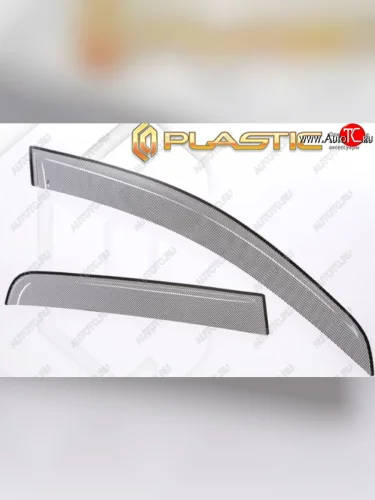 Дефлектора окон CA-Plastic (серия Шелкография черная) KIA Rio X рестайлинг (2020-2025)