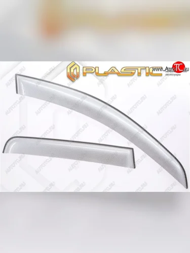 Дефлектора окон CA-Plastic (серия Шелкография серебро) KIA Rio X рестайлинг (2020-2025)