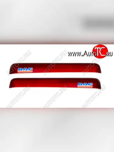 Дефлектора окон REIN (Красный) DAF XF  95 (2002-2006)