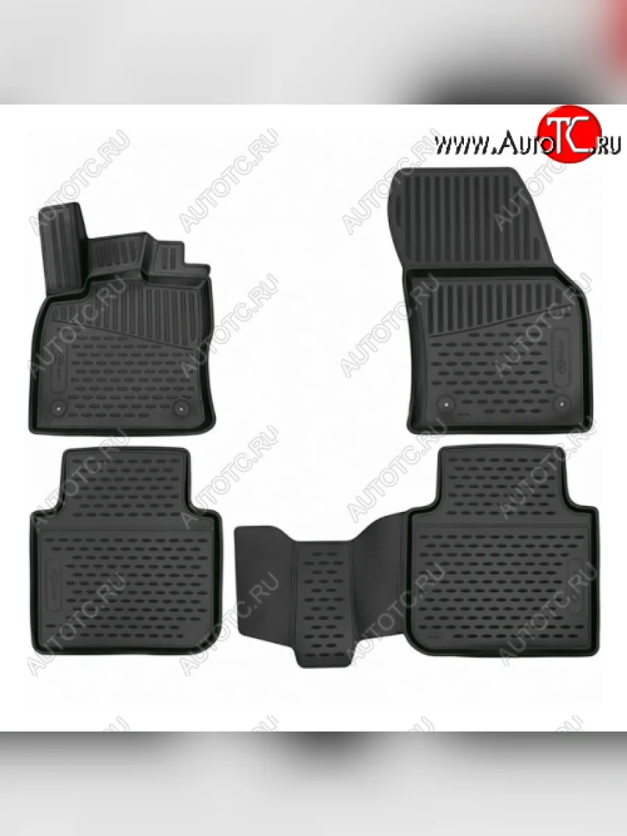 Комплект 3D ковриков салона Format (повышенная износостойкость). Dodge Journey JC рестайлинг (2010-2015)  с доставкой в г. Керчь