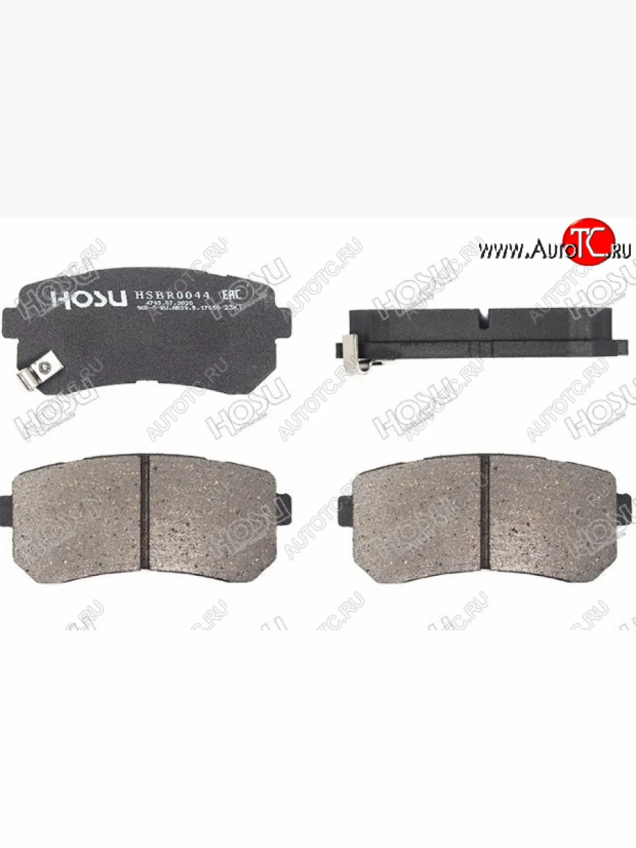 Колодки тормозные задние HOSU KIA Ceed 1 ED дорестайлинг, хэтчбэк 5 дв. (2006-2010)  в Перми Пермском крае