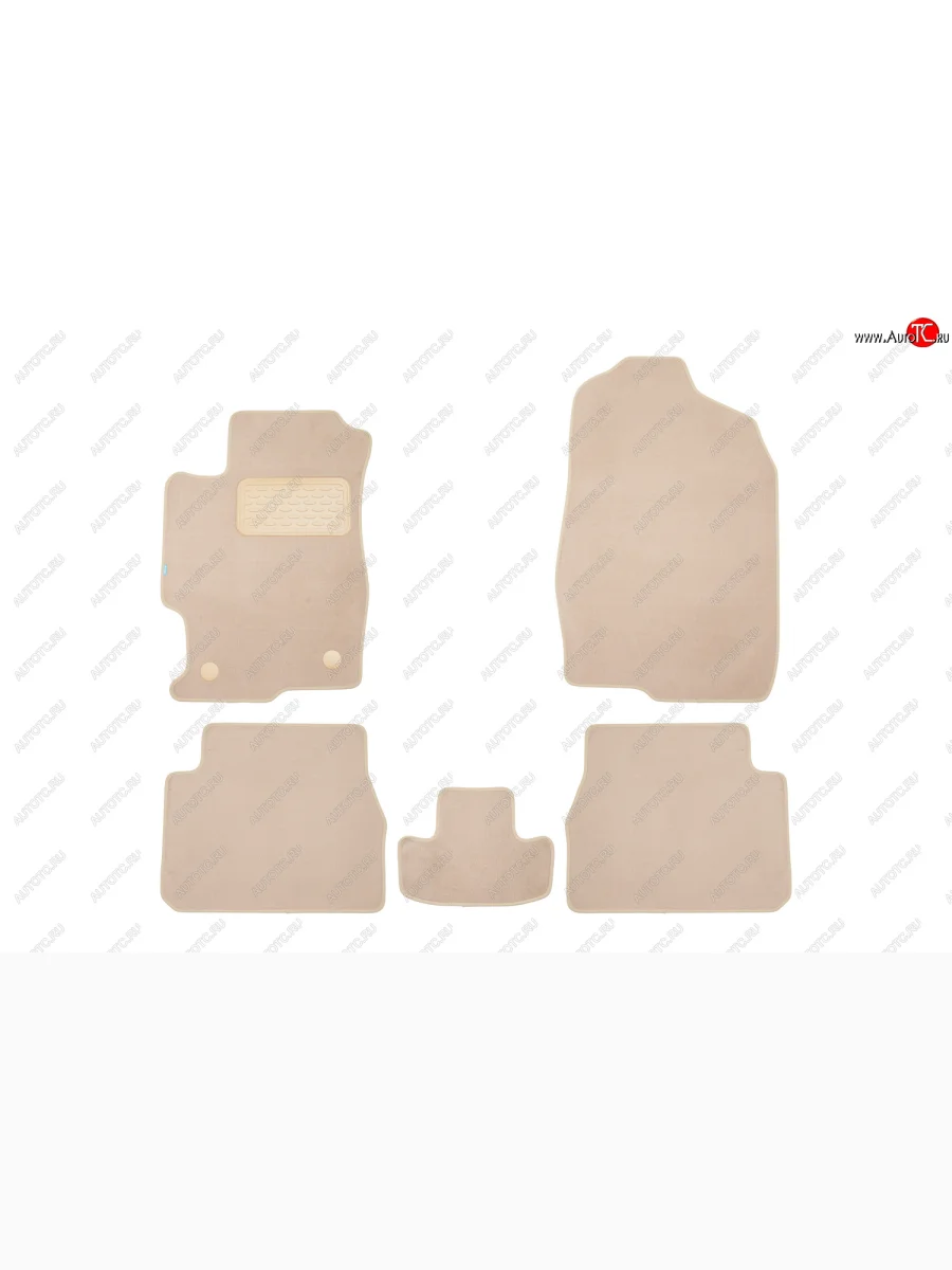 Текстильные коврики салона Klever Premium FAW Besturn B50 рестайлинг (2012-2017) (Бежевый)  в Керчи Республика Крым