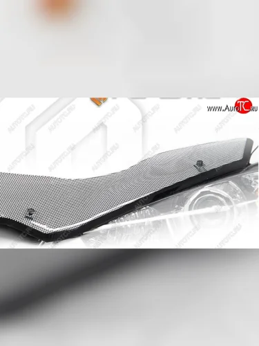 Дефлектор капота CA-Plastic (Шелкография черная) Лада ВАЗ Нива Трэвел (212300-80) (2021-2025)