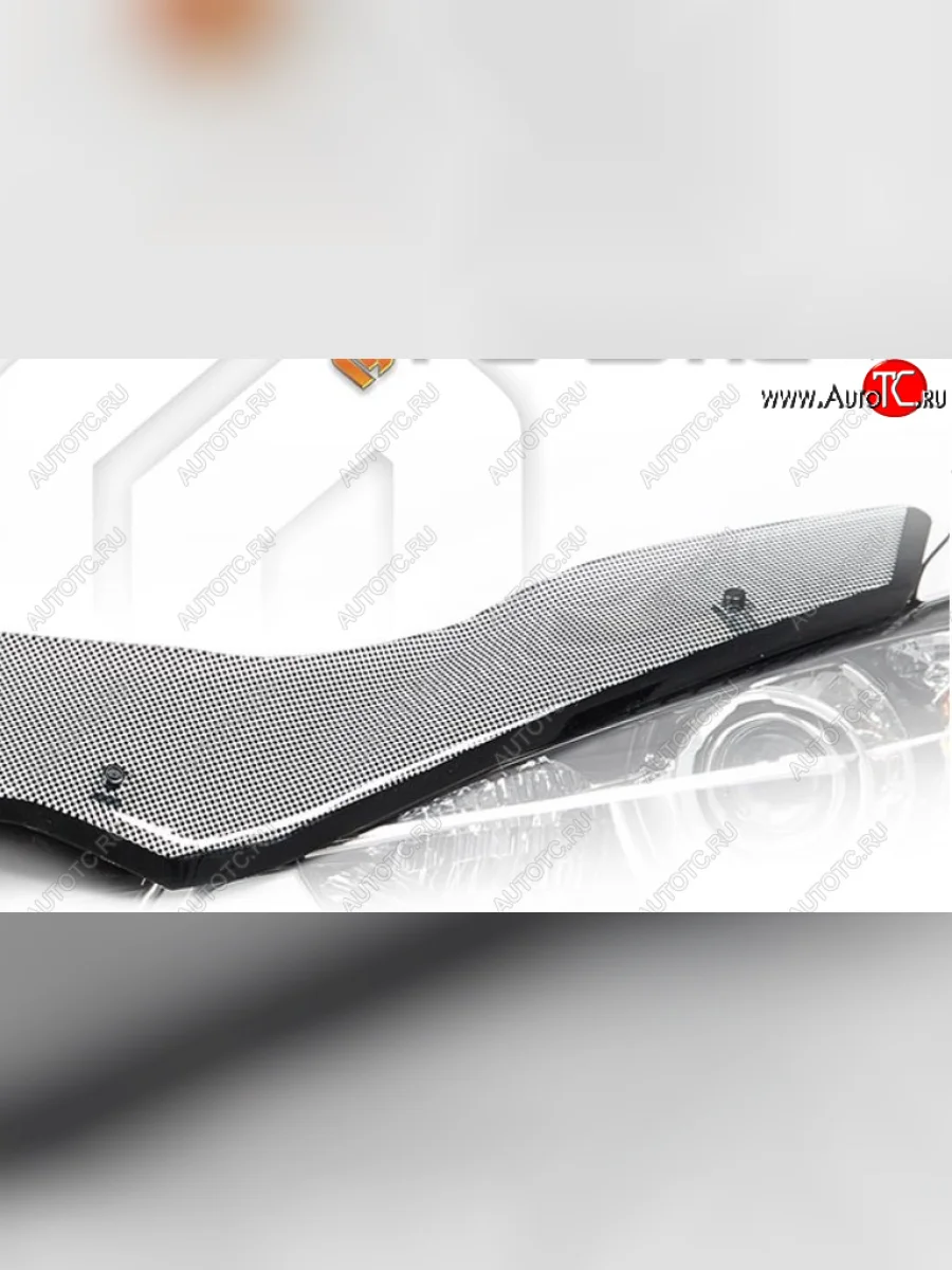 Дефлектор капота CA-Plastic Лада ВАЗ Нива Трэвел (212300-80) (2021-2025) (Шелкография черная)  в Самаре Самарской области