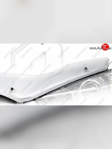 Дефлектор капота CA-Plastic (Шелкография серебро) Лада ВАЗ Нива Трэвел (212300-80) (2021-2025)