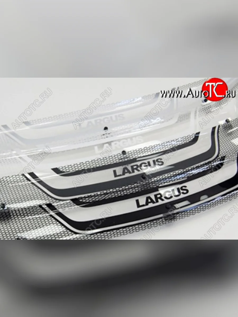 Дефлектор капота CA-Plastic Лада ВАЗ Нива Трэвел (212300-80) (2021-2025) (Серия Art белая)  в Самаре Самарской области