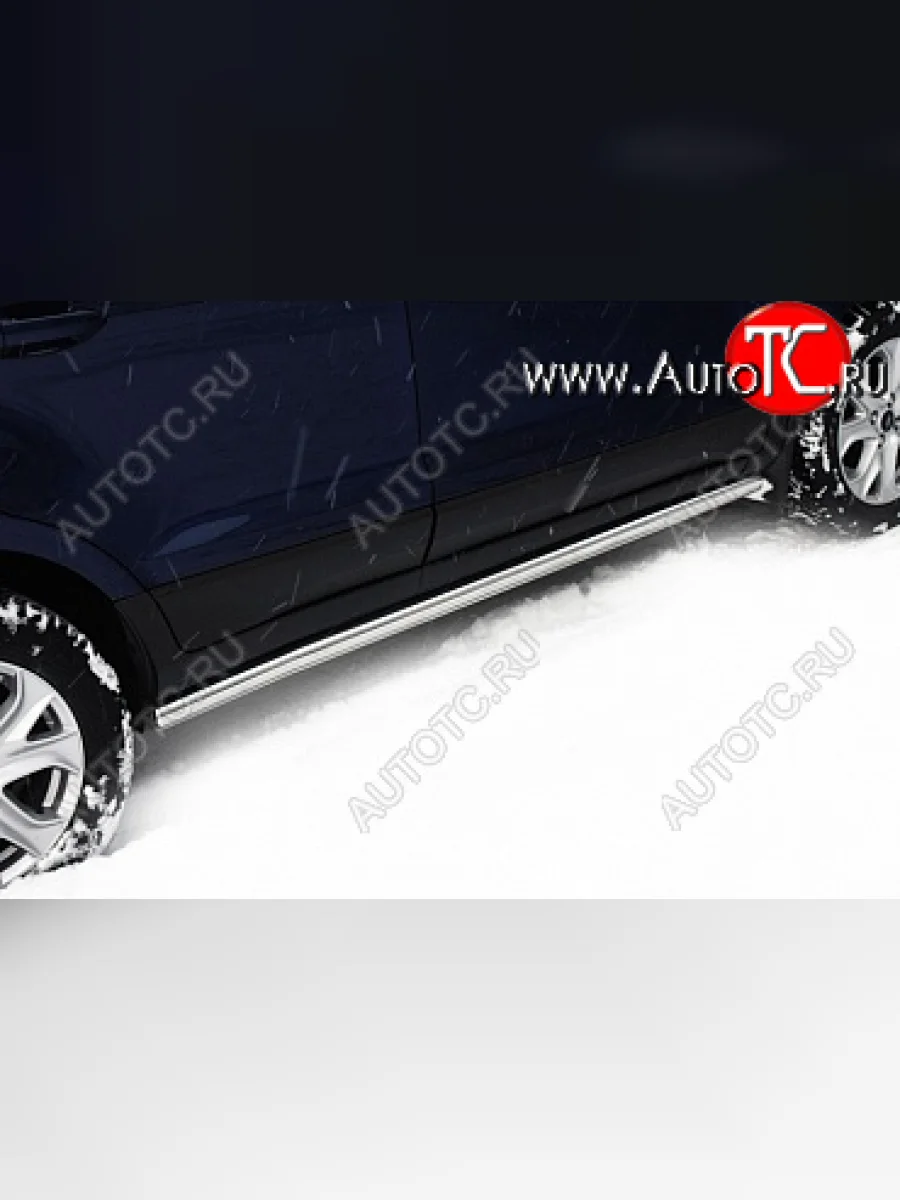 Защита порогов Souz96 (нержавеющая сталь d60)  Ford EcoSport (2013-2019)  в Самаре Самарской области