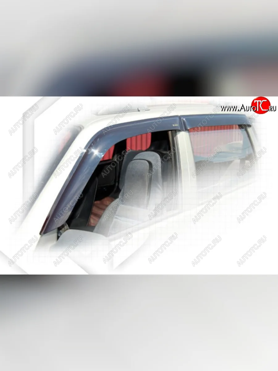 Дефлектора окон CA-Plastic  Лада ВАЗ Нива Трэвел (2021-2025) (Classic полупрозрачный, Без хром молдинга)  в Керчи Республика Крым