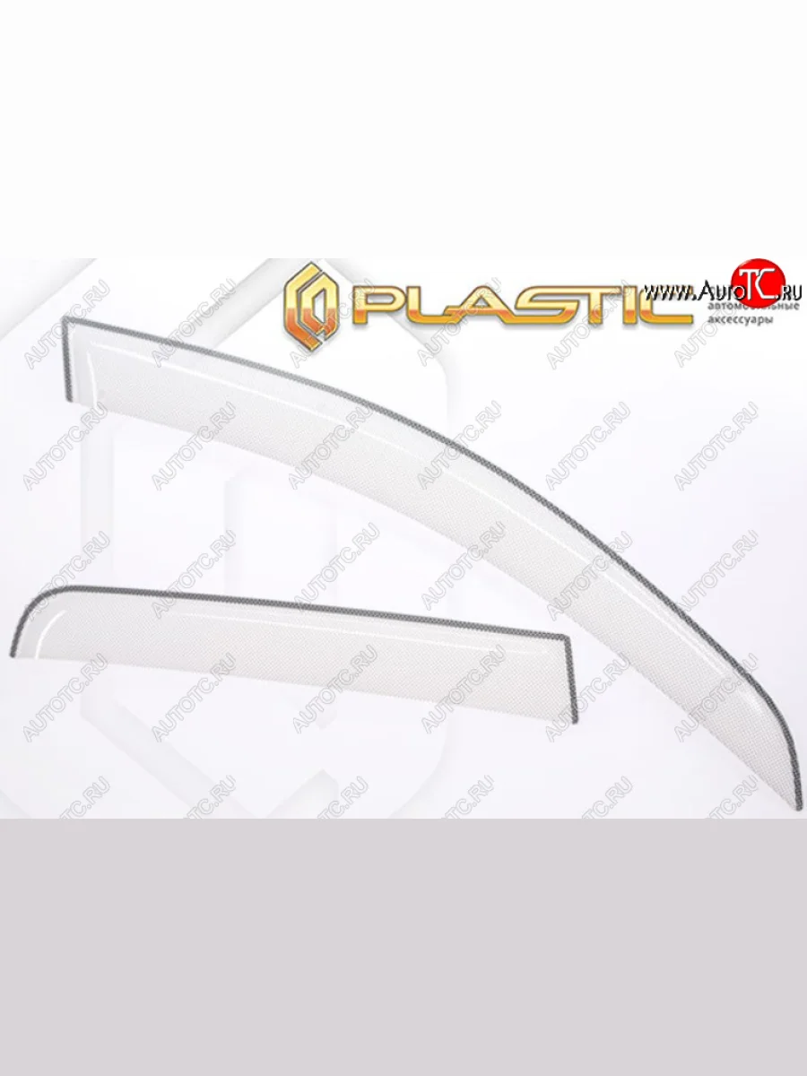 Дефлектора окон CA-Plastic Лада ВАЗ Нива Трэвел (212300-80) (2021-2025) (Шелкография белая, Без хром молдинга)  в Самаре Самарской области
