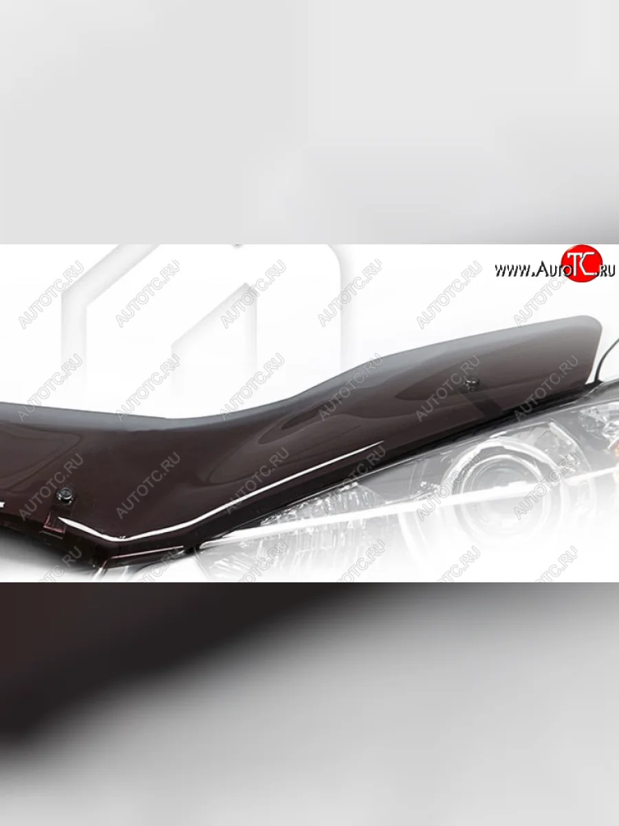 Дефлектор капота на CA-Plastic  Volkswagen Jetta (2018-2022) A7 (Classic полупрозрачный, Без надписи)  в Керчи Республика Крым